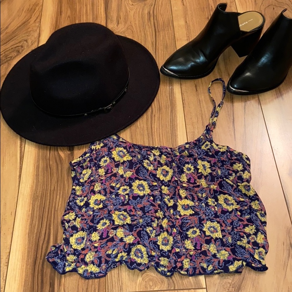 Billabong floral tank top
